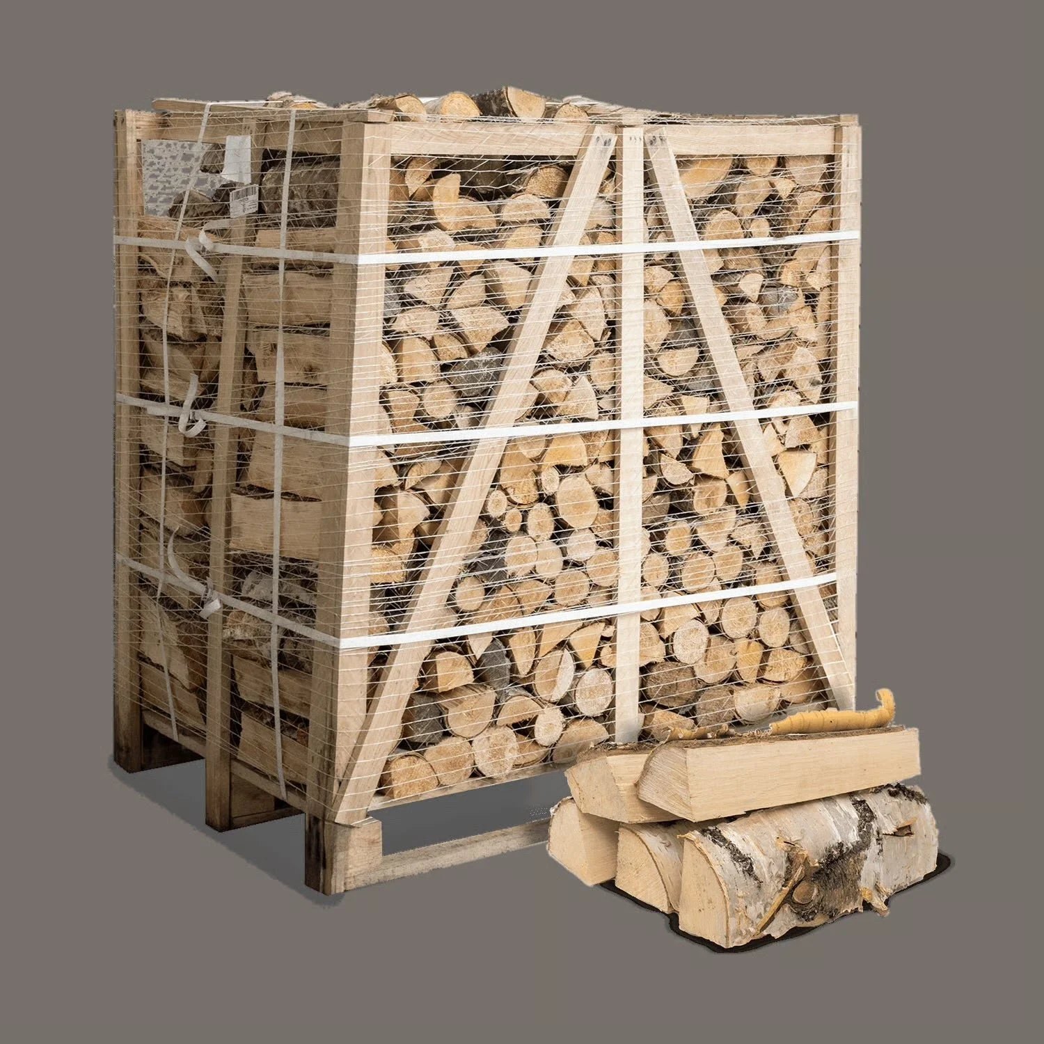 Brennholz 25 cm – 1 Ster, auf Palette
