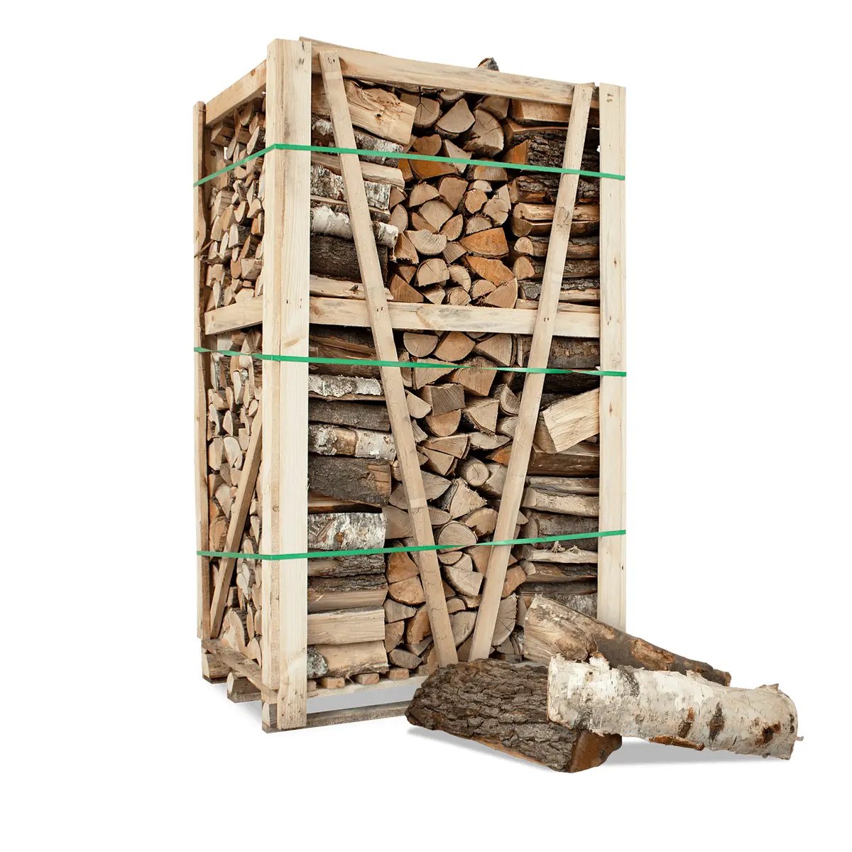 Brennholz 33 cm – 1 Ster, auf Palette